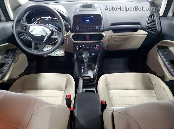 MAJ3P1RE7JC180564 2018 FORD ECOSPORT Silver Вид панелі приладів
