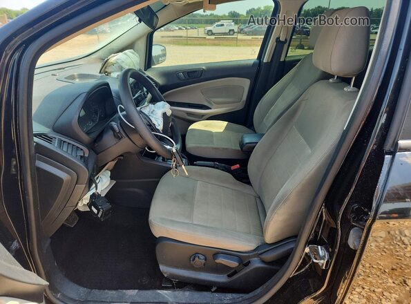 MAJ3P1RE8JC175065 2018 FORD ECOSPORT Черный Вид салона спереди