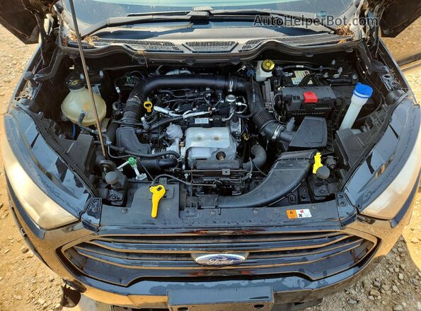 MAJ3P1RE8JC175065 2018 FORD ECOSPORT Черный Вид подкапотного пространства