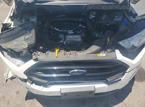MAJ3P1RE8JC207299 2018 FORD ECOSPORT White Engine compartment view