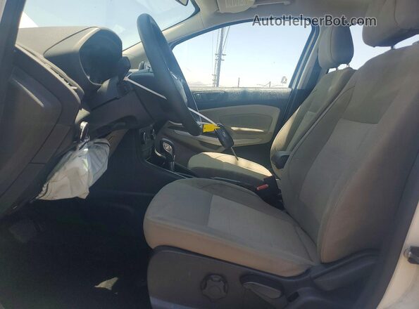 MAJ3P1RE8JC207299 2018 FORD ECOSPORT White Front interior view