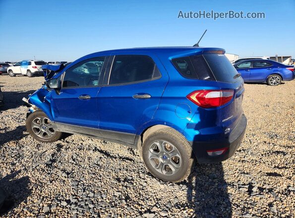 MAJ3P1RE8JC227438 2018 FORD ECOSPORT Blue უკანა მარცხენა