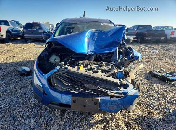 MAJ3P1RE8JC227438 2018 FORD ECOSPORT Blue წინა ხედი