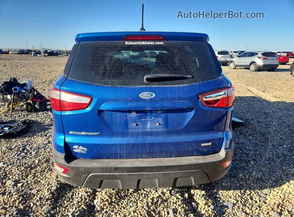 MAJ3P1RE8JC227438 2018 FORD ECOSPORT Blue უკანა ხედი
