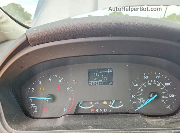 MAJ3P1REXJC242572 2018 FORD ECOSPORT Gray Widok zestawu wskaźników