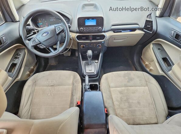 MAJ3P1REXJC242572 2018 FORD ECOSPORT Gray Widok deski rozdzielczej