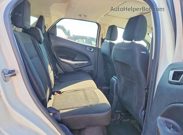 MAJ3P1TE0JC160939 2018 FORD ECOSPORT White Вид задньої частини салону