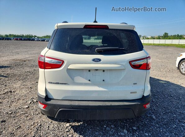 MAJ3P1TE0JC160939 2018 FORD ECOSPORT White Вид ззаду
