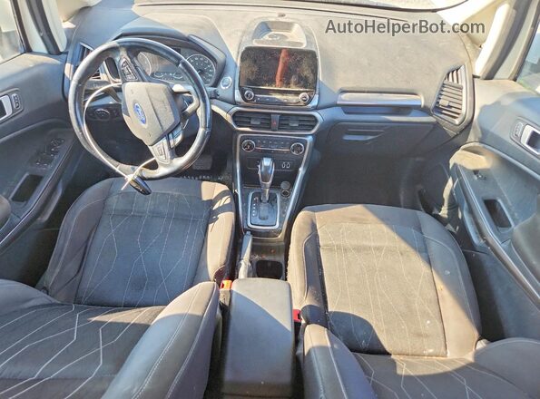 MAJ3P1TE0JC160939 2018 FORD ECOSPORT White Вид панелі приладів