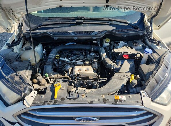MAJ3P1TE0JC160939 2018 FORD ECOSPORT White Вид підкапотного простору