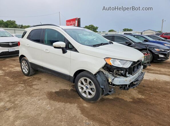 MAJ3P1TE0JC230567 2018 FORD ECOSPORT Белый Передняя правая четверть