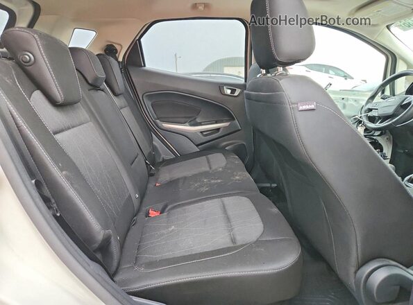 MAJ3P1TE0JC230567 2018 FORD ECOSPORT Белый Вид задних сидений