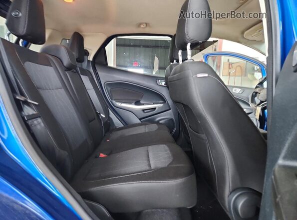 MAJ3P1TE1JC201983 2018 FORD ECOSPORT Blue Rear interior view