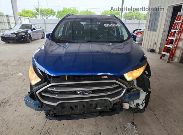 MAJ3P1TE1JC201983 2018 FORD ECOSPORT Blue Front view
