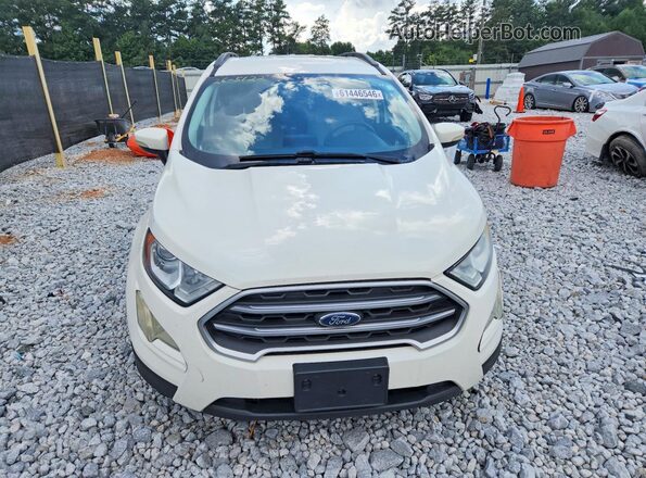 MAJ3P1TE2JC205377 2018 FORD ECOSPORT White Դիմացի տեսք