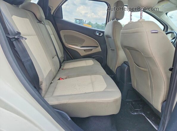 MAJ3P1TE2JC205377 2018 FORD ECOSPORT White Հետևի նստատեղերի տեսք