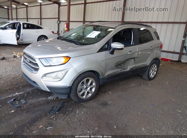 MAJ3P1TE2JC237522 2018 FORD ECOSPORT Серебряный Передняя левая четверть