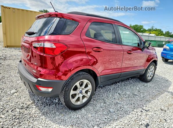 MAJ3P1TE3JC162328 2018 FORD ECOSPORT Red Задня права чверть