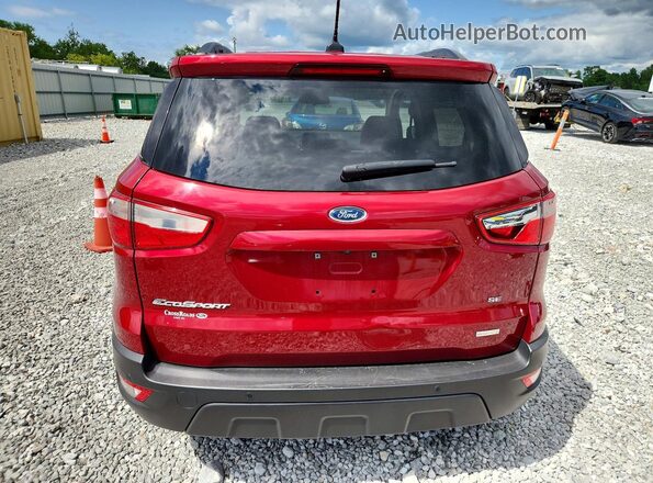 MAJ3P1TE3JC162328 2018 FORD ECOSPORT Red Вид ззаду