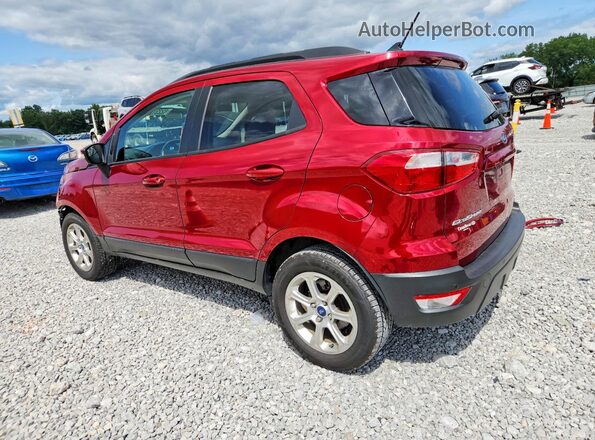 MAJ3P1TE3JC162328 2018 FORD ECOSPORT Red Задня ліва чверть