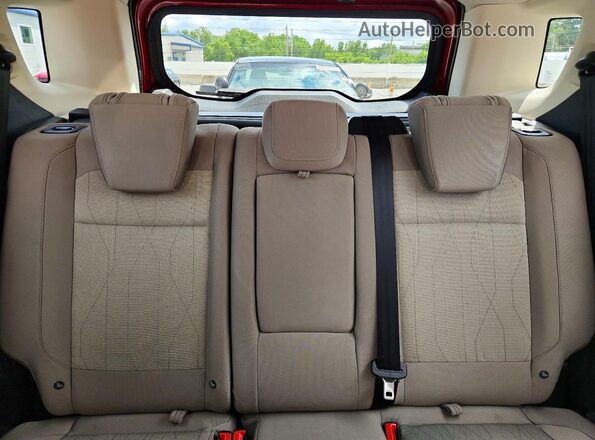 MAJ3P1TE3JC162328 2018 FORD ECOSPORT Red Вид задніх сидінь