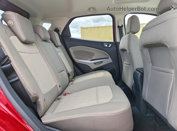 MAJ3P1TE3JC162328 2018 FORD ECOSPORT Red Вид задньої частини салону