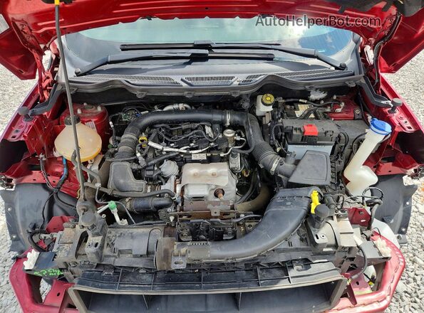 MAJ3P1TE3JC162328 2018 FORD ECOSPORT Red Вид підкапотного простору