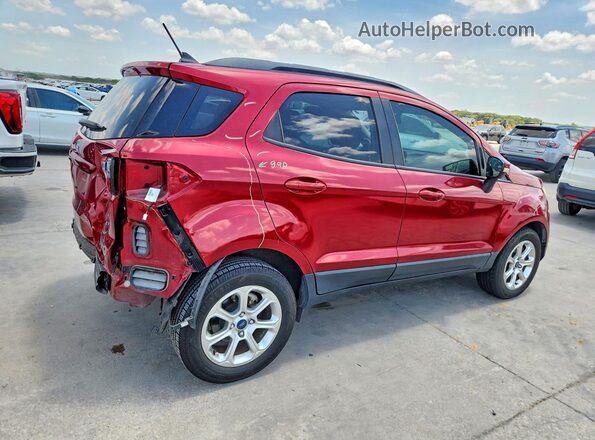 MAJ3P1TE3JC173216 2018 FORD ECOSPORT Red უკანა მარჯვენა