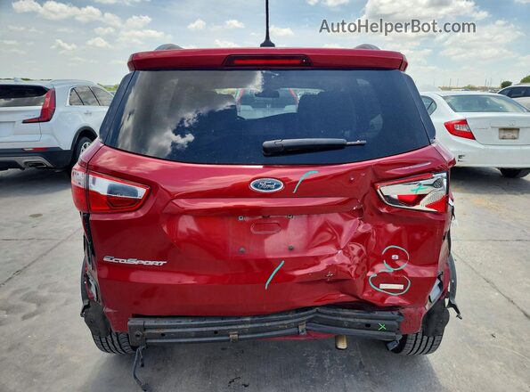 MAJ3P1TE3JC173216 2018 FORD ECOSPORT Red უკანა ხედი