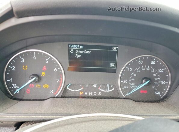 MAJ3P1TE4JC235836 2018 FORD ECOSPORT Gray ხელსაწყოთა პანელის ხედი