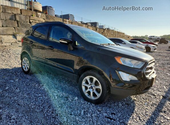 MAJ3P1TE6JC240634 2018 FORD ECOSPORT Black Przód prawy