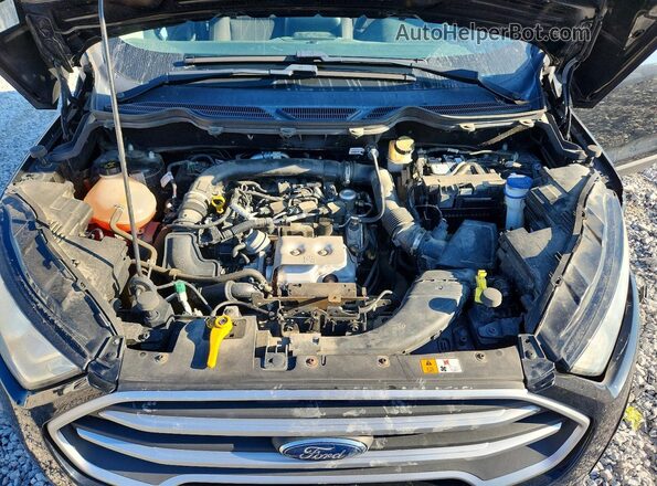 MAJ3P1TE6JC240634 2018 FORD ECOSPORT Black Widok komory silnika
