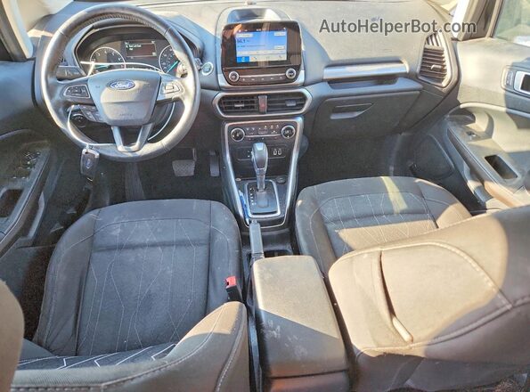 MAJ3P1TE6JC240634 2018 FORD ECOSPORT Black Widok deski rozdzielczej