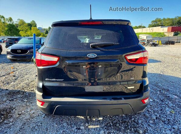 MAJ3P1TE6JC240634 2018 FORD ECOSPORT Black Widok z tyłu
