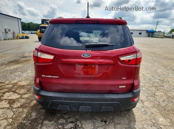 MAJ3P1TE7JC204998 2018 FORD ECOSPORT Red Vista trasera
