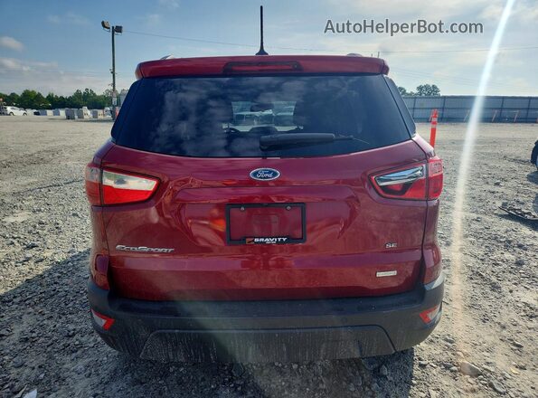 MAJ3P1TE7JC210249 2018 FORD ECOSPORT Red Вид ззаду