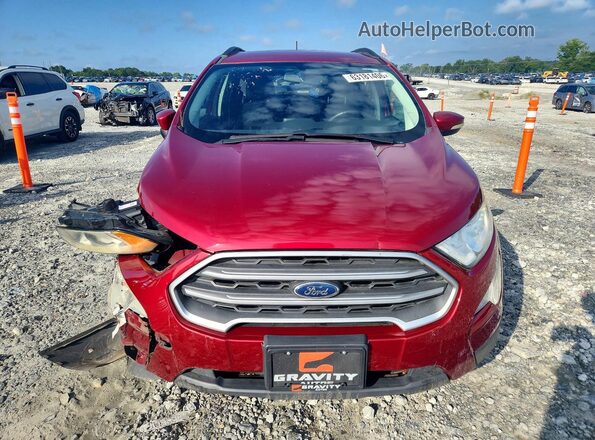 MAJ3P1TE7JC210249 2018 FORD ECOSPORT Red Вид спереду