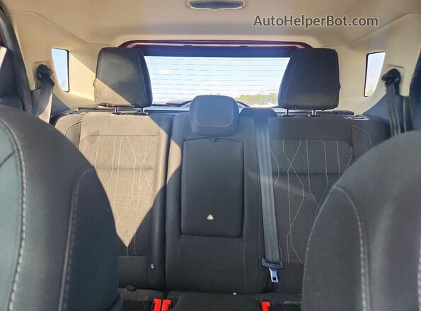 MAJ3P1TE7JC210249 2018 FORD ECOSPORT Red Вид задніх сидінь