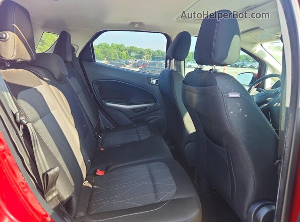 MAJ3P1TE7JC210249 2018 FORD ECOSPORT Red Вид задньої частини салону