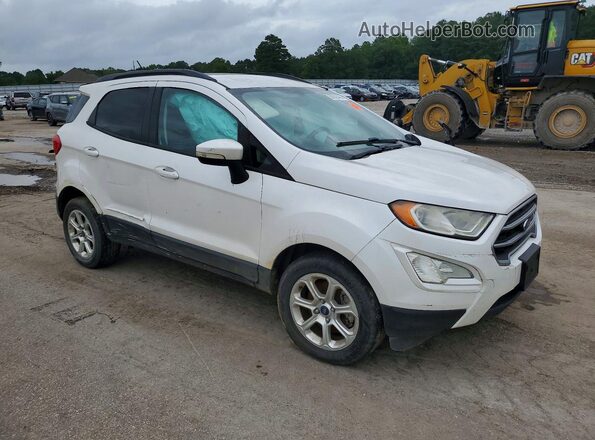 MAJ3P1TE8JC219607 2018 FORD ECOSPORT Белый Передняя правая четверть