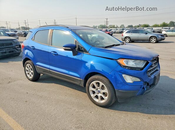 MAJ3P1TE8JC220725 2018 FORD ECOSPORT Синий Передняя правая четверть