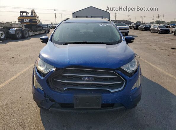 MAJ3P1TE8JC220725 2018 FORD ECOSPORT Синий Вид спереди