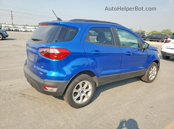MAJ3P1TE8JC220725 2018 FORD ECOSPORT Синий Задняя правая четверть