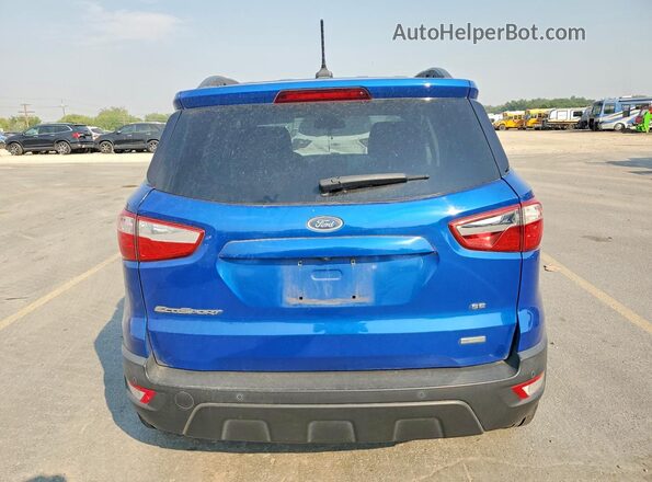 MAJ3P1TE8JC220725 2018 FORD ECOSPORT Синий Вид сзади