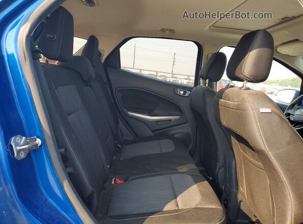 MAJ3P1TE8JC220725 2018 FORD ECOSPORT Синий Вид задней части салона