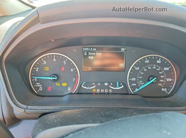 MAJ3P1TE8JC234706 2018 FORD ECOSPORT Черный Вид щитка приборов