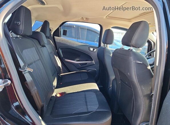 MAJ3P1TE8JC234706 2018 FORD ECOSPORT Черный Вид задних сидений