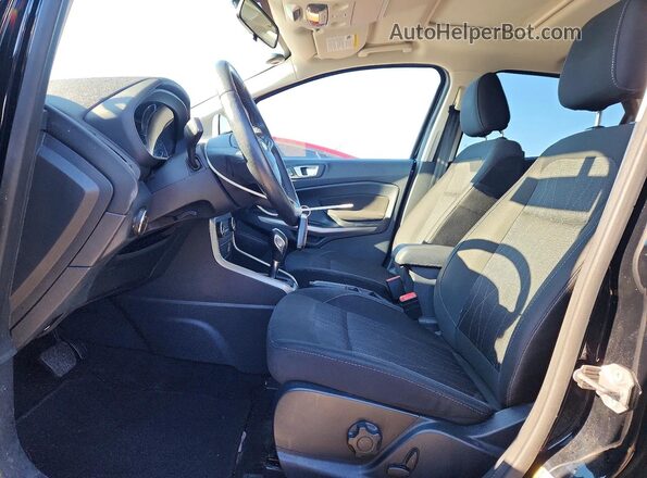 MAJ3P1TE8JC234706 2018 FORD ECOSPORT Черный Вид салона спереди