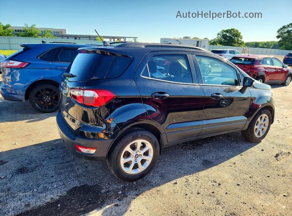MAJ3P1TE8JC234706 2018 FORD ECOSPORT Черный Задняя правая четверть