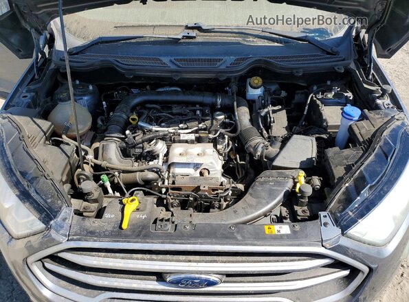 MAJ3P1TE9JC204968 2018 FORD ECOSPORT Gray Вид підкапотного простору
